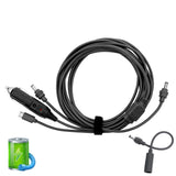 16.4FT USB-C/Car Charger/DC to DC With Cable Female to Male For Starlink Mini