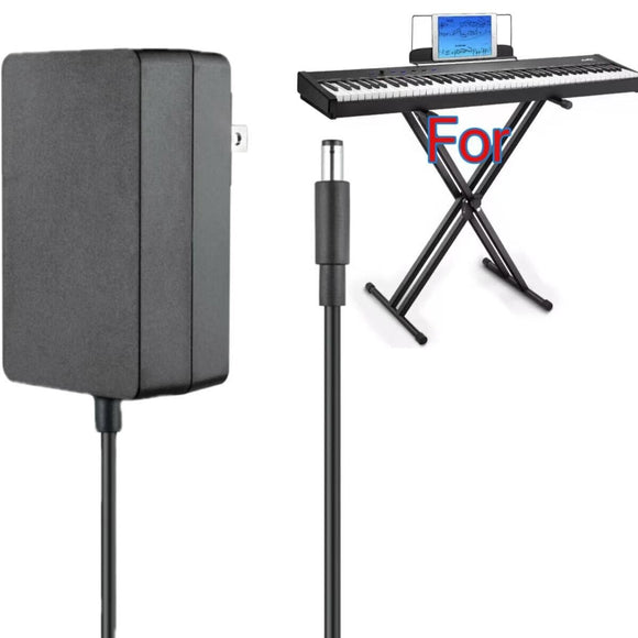 🎅AC Adapter For Moukey MEP-110 Beginner Digital Piano 88 Key Electric Keyboard
