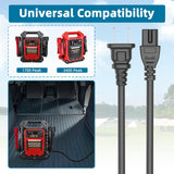 UL Power Cord for Viking 1700 3400  Peak Amp Portable Jump Starter 57044 57085