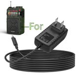 AC Adapter Charger for Raddy RE40 Emergency Shortwave Radio USB-C Power Supply