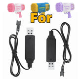 2 Pack 3.7V Battery USB Charging Cable with SM-2P Plug Connector for Mini RC Car