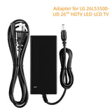 24V AC Adapter DC Charger For LG 26LS3500 26LV2500UG 26LS3500-UD HDTV LED-LCD TV