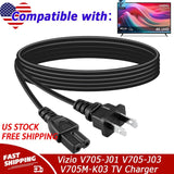 AC Power Cord Cable For Vizio V705-J01 V705-J03 V705M-K03 V705x-H1 V705x-J01 TV