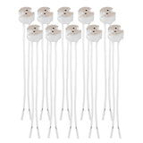 GU5.3 Socket, LED Halogen Lamp Ceramic Wire Connector Base Socket Adapter