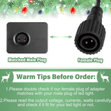 12V LED Controller with 6FT Extension Cord for Halloween Inflatable Decorations