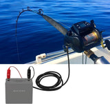 4Pcs 10Ft Fishing Reel Power Cord for Daiwa Tanacom 1000 750 500,Seaborg 500MJ