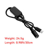Heated Jacket Charger Cable for Metabo,Craftsman,AEG,&Dewalt(Only for 12V)