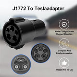 J1772 to Tesla Adapter 80A (250V)EV Charging Adapter for Model S/3/X/Y/Cybertruc