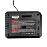 Quick Charger For PORTER CABLE 20V MAX Lithium Battery Charger PCC699L PCCB122C