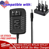 5V AC Adapter For Retevis RTC21 RTC22 RTC27 RTC48 RTC68 RTC777 Six-Way Charger