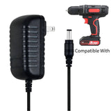 AC Adapter Charger for Hyper Tough AQ75072G AQ75046G 8V Cordless Drill PSU