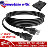 6ft UL AC Power Cord Cable For Pioneer DJ PLX-CRSS12 Professional Digital US