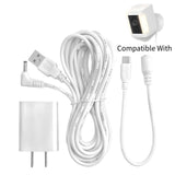 2 Pack Power Adapter for Ring Stick Up Cam Battery Plug-In 2nd/3rd Gen Pan Tilt