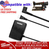 3 Prong Power Cord for Singer Brand 802,807,809,813,814,818,822,8220,824,827,833