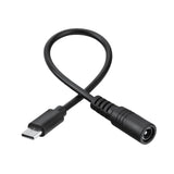 USB 3.1 Type C USB-C to DC 5.5 x 2.5mm Power Jack Extension Charge Cable