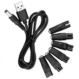 7PCS 5V USB Power Cord for Philips 3000 5000 7000 Series Shavers Trimmers