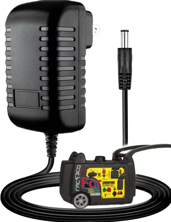 ⚡12V AC Adapter For Champion 100204 100204R 3100W Inverter Dual Fuel Generator