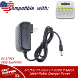 9V AC/DC Adapter for Brother PT-D210 PT-D200 P-touch Label Maker Charger Power