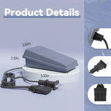 Sewing Machine Pedal and Power Cord for Brother LX2500 XR65 XL5130 XR3774