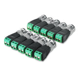 BNC Male Connector to 2 Screw Terminal Adapter for CCTV Surveillance Camera,CAT5