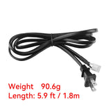 6ft UL Internal Power Cord For Philips 55PFL5602/F7 55PFL5602/F7A 55PFL5603/F7