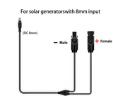 Solar Connector to DC 8mm For Anker II 400, II 800, 500W/777Wh PowerHouse