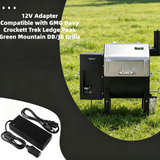 12V Adapter for Green Mountain Grills GMG Davy Crockett Power Converter Adapter