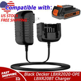 20V Lithium Battery Charger LCS1620 for Black Decker LBXR2020-OPE LBXR20BT