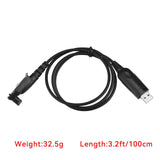 HD1 USB Programming Cable For Retevis RT29 RT29D NR30 RT48 RB23 Ham Radio 2 Pack