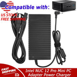 AC Adapter For Intel NUC 12 Pro NUC12WSHi5 NUC12WSHi7 Mini PC Power Charger 120W