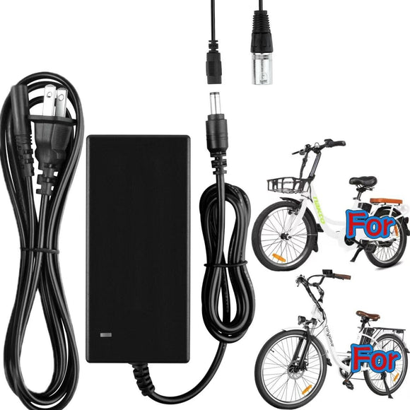 🚲3-Pin 42V AC Adapter for Heybike Cityscape Electric Bike Power Supply PSU