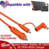 12V/24V Cigarette Lighter Charger For Jackery Power Station DC7909+8020 JA-CA02A