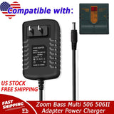 AC Adapter Charger For Zoom Bass Multi 506 506II 707II 708II Power Supply Cord
