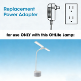 Adapter for OttLite Dual Shade LED Lamp HSD9036B, NS2009-SHPR and NS2009
