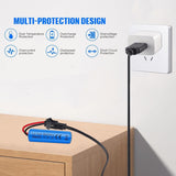 2 Pack 3.7V Battery USB Cable with SM-2P Plug Connector for Bunch O Bubbles