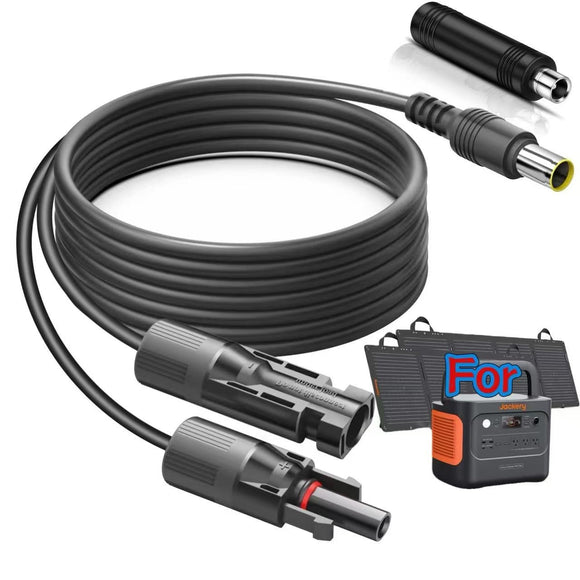 16.5Ft Solar to 8mm Adapter Cable For Jackery 1000 Plus / 2000 Plus / 2000 Pro