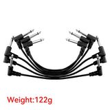 6 Inch Guitar Patch Cable Guitar Effect Pedal Cables Black