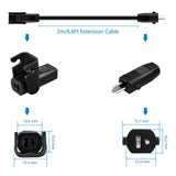 6.6ft 2-Pin Sofa Recliner Power Cord for Electric Sofa Power Recliner Lift Chair