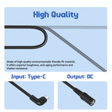 12V Step-Up Adapter Charger Cable for Heated Jacket, Heated Vest, Heated Hoodie