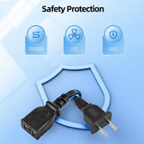 5ft Black Male-to-Female AC Power Cable for Ever Start 1200A 750A Jump Starter