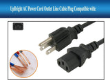 ⚡AC Power Cord Cable For BLUETTI AC180P AC60P Portable Power Station