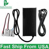 12V 20A LiFePO4 14.6V Li-ion Charger with Anderson Connector & Anderson to M8