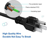UL 6FT Power Cord For Pantum P2502W M6552nw M7102DW M29DW Printer