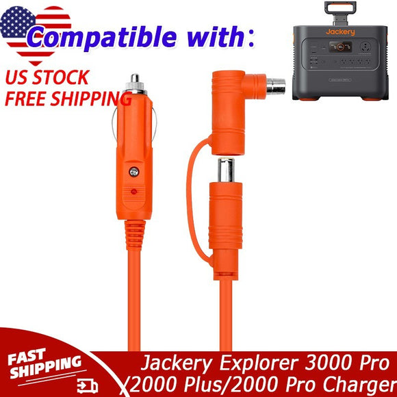 14AWG Charger For Jackery Explorer 3000 Pro/2000 Plus/2000 Pro/2000/1500/1500Pro