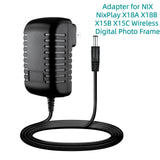 AC DC Adapter for NIX NixPlay X18A X18B X15B X15C Wireless Digital Photo Frame
