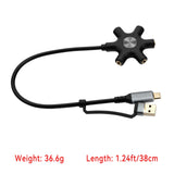 USB A/C  To 3.5mm Adapter for Samsung Galaxy Ultra/Note 10+/S10E/A90/A80/A70