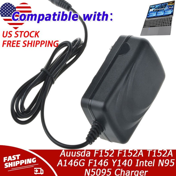 12V AC/DC Adapter For Auusda F152 F152A T152A A146G F146 Y140 Intel N95 N5095