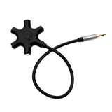 3.5mm Splitter Cable 1 Male to 5 Port Female Earphone Headset Splitter Adapter