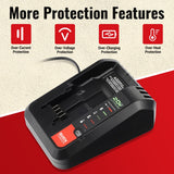 Fast Charger For Black and Decker 20V Lithium Battery Charger LCS1620 /LCS1620B