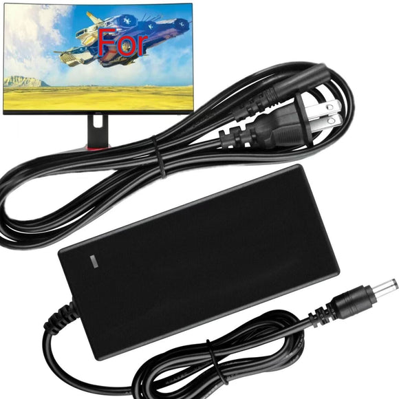 💻AC Adapter For ONN 100025283 27-inch Curved QHD Gaming Monitor DC Power Supply